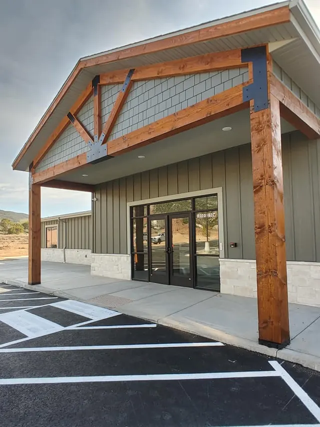 The Funshine center building and entrance